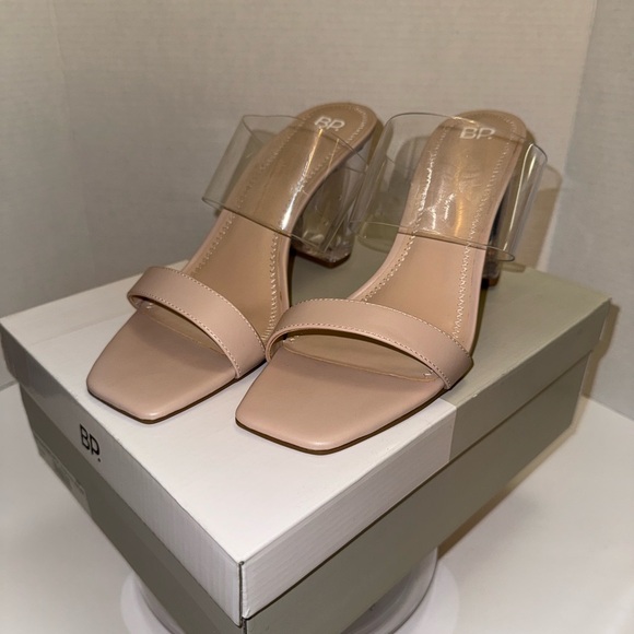 bp Shoes - BP Naomi Block Heel Mules